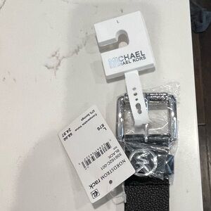 Michael Kora leather belt. NWT. Size L